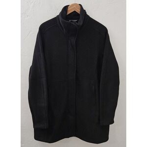 Kuhl Jacket Women's Size Extra Large Highland Black Zip Long Coat Style 4393